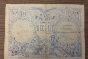 Bancnote romanesti, Bilet hypothecar 10 lei 1877