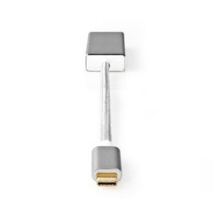 Bucureşti - Adaptor USB-C 3.2 Gen 1 tata - DisplayPort mama, 4K 60Hz, 0.2m, argintiu, Nedis
