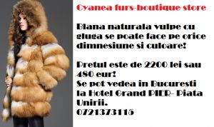 Bucureşti - Blana unicat model exclusivit  vulpe 100 %