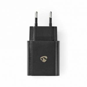 Bucureşti - Incarcator retea, 3.0 A, USB-A (QC 3.0 18W), negru, Nedis