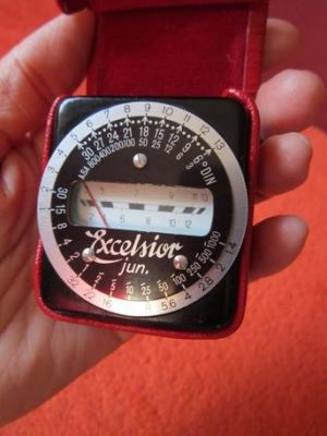 Timişoara - exposure meter,light meter vintage -Excelsior Junior-made Germany'50s