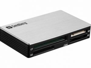 Bucureşti - Cititor de carduri all-in-one Sandberg 133-73, USB 3.0, gri negru